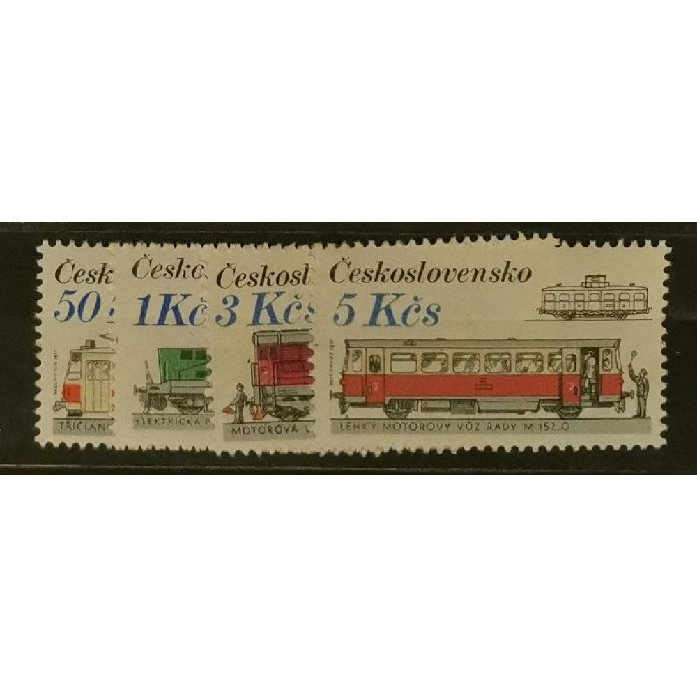 Serie Checoslovaquia, 50h-5Kčs, Mi.2881-2884, MNH** 