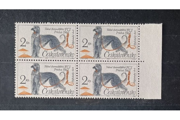 Čtyřblok ČSR, 2Kčs, Pof.1453** 