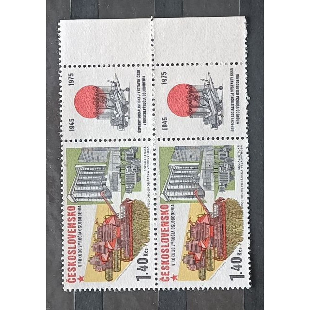 Pareja Checoslovaquia, 1,40Kčs, Mi.2289, MNH** 