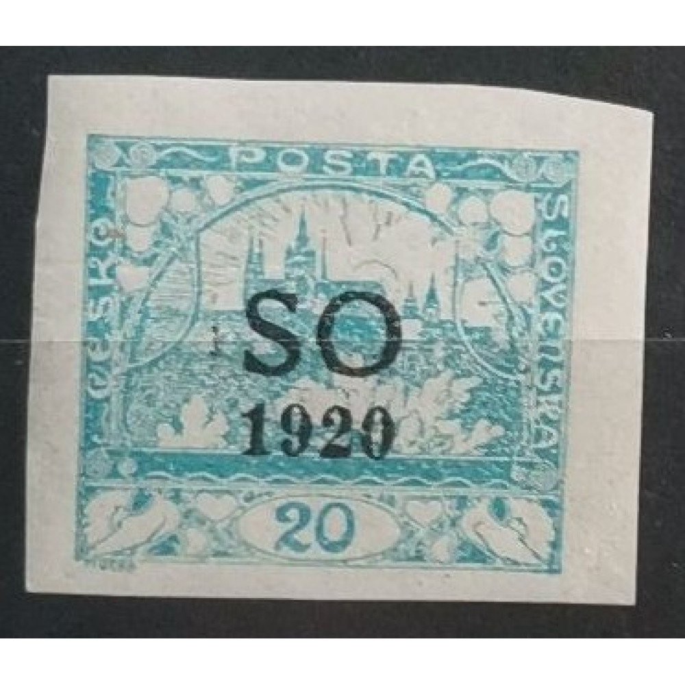Selo Tchecoslováquia, 20h, Mi.7, MNH** 