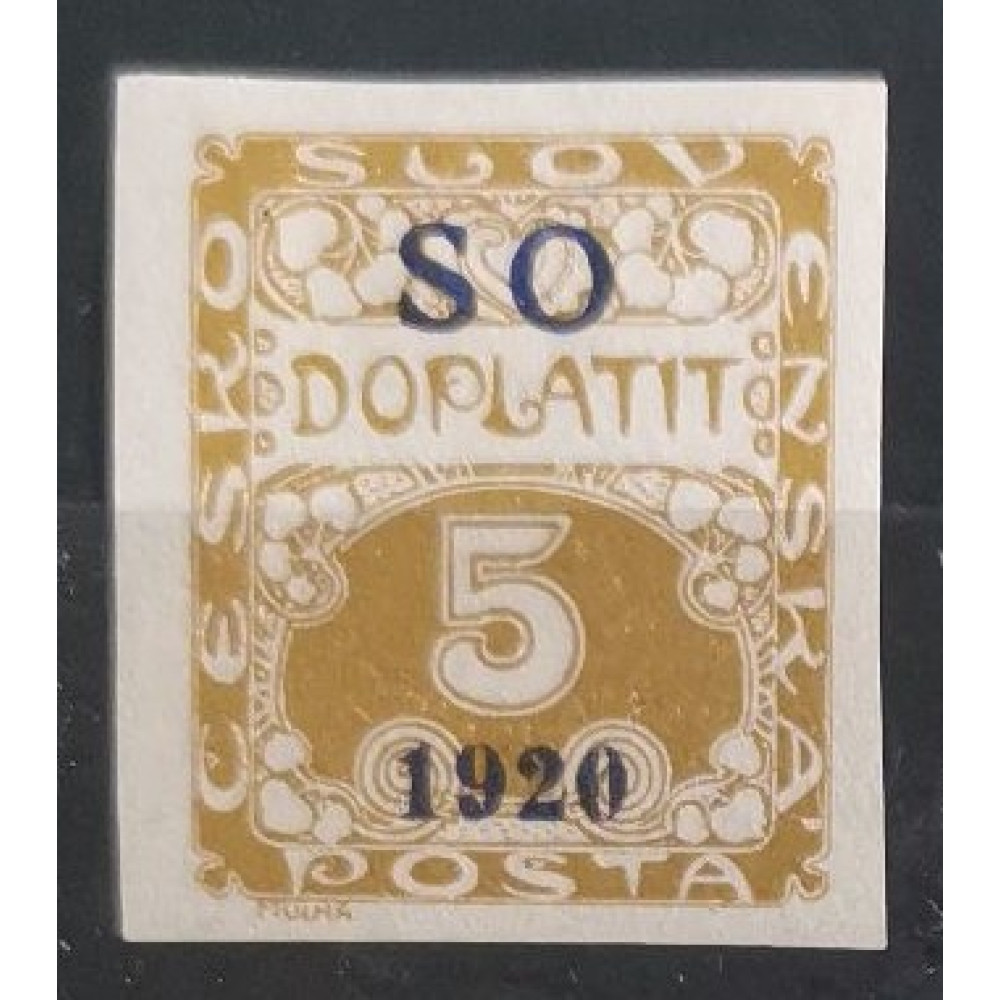 Selo Tchecoslováquia, 5h, Mi.1, MNH** 