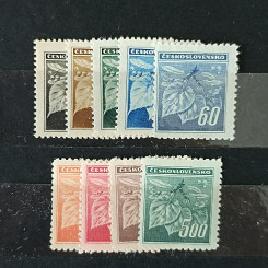 Set Czechoslovakia, 10 h-500 h, Mi.424-432, MNH** 