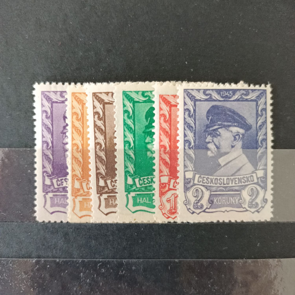 Satz Tschechoslowakie, 5 h-2 K, Mi.433-438** 