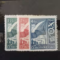 Série ČSR, 1,20 Kčs-4 Kčs, Pof.447-449** 