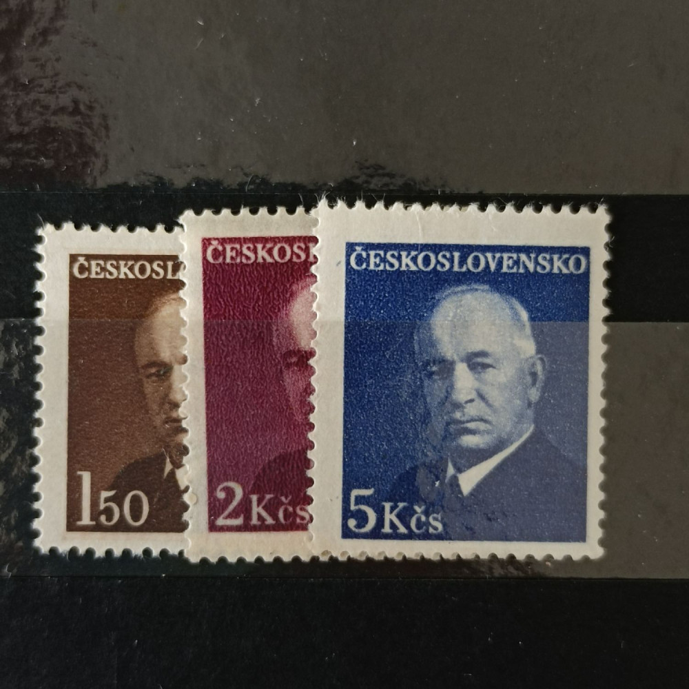 Serie Checoslovaquia, 1,50 Kčs-5 Kčs, Mi.529-531, MNH** 