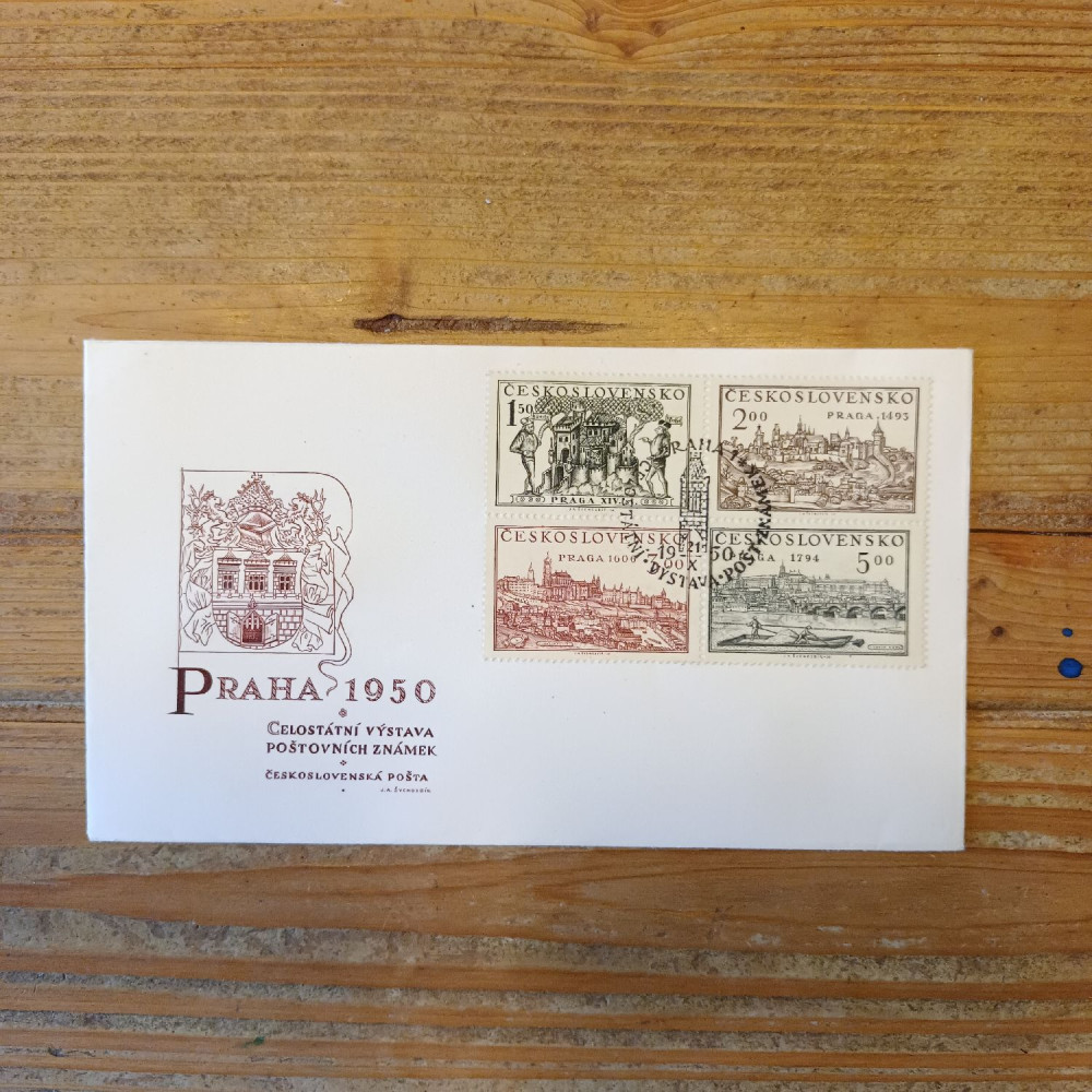 FDC Checoslovaquia, Mi., usado# 