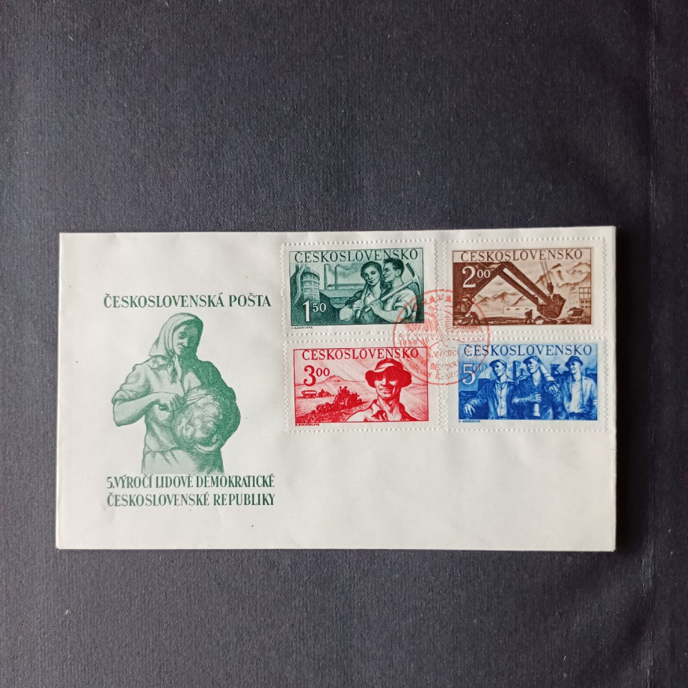 FDC Checoslovaquia, Mi., MNH** 