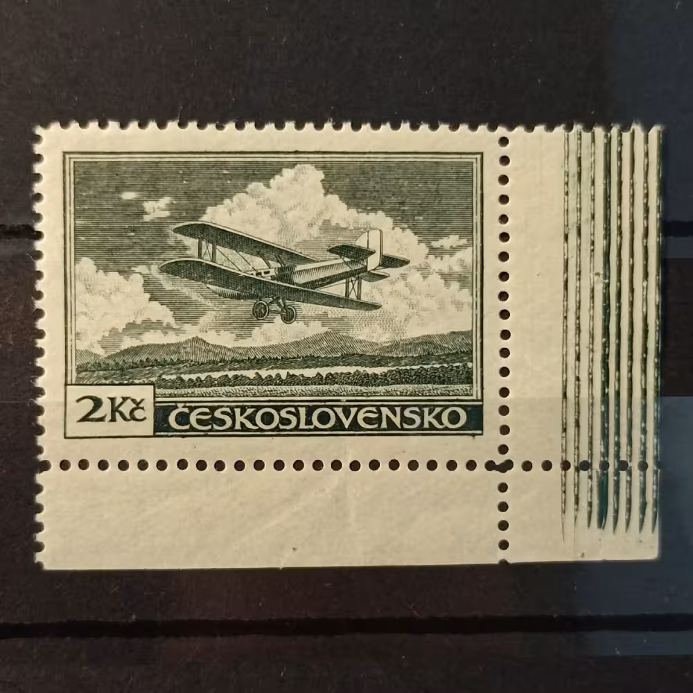 Briefmarke Tschechoslowakie, 2 Kč, Mi.305* 