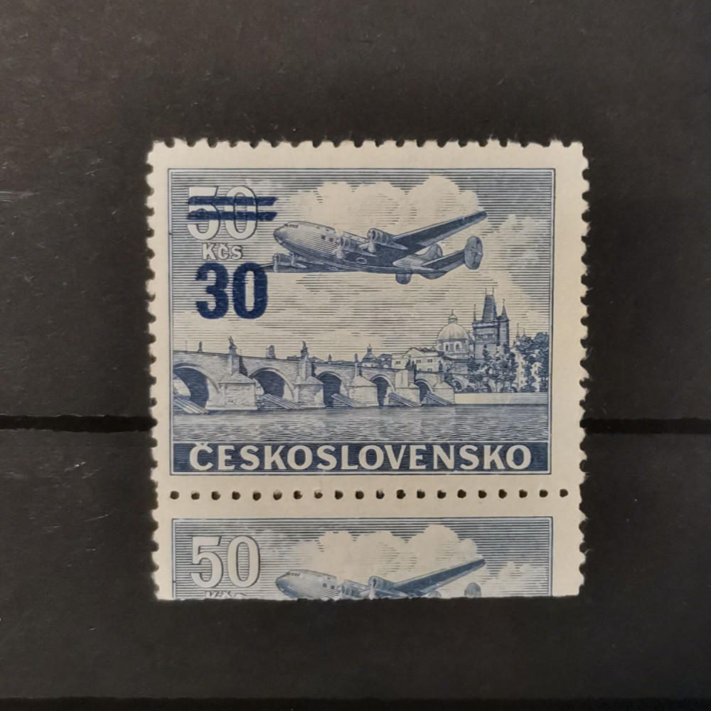 Sello con viñetas Checoslovaquia, Mi., MNH** 