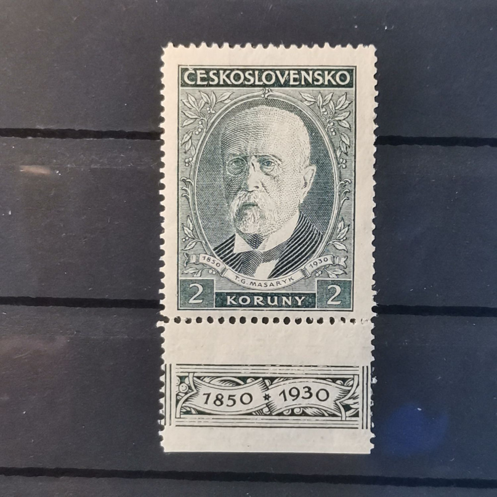 Selo com vinhetas Tchecoslováquia, 2 Kč, Mi.299, MH* 