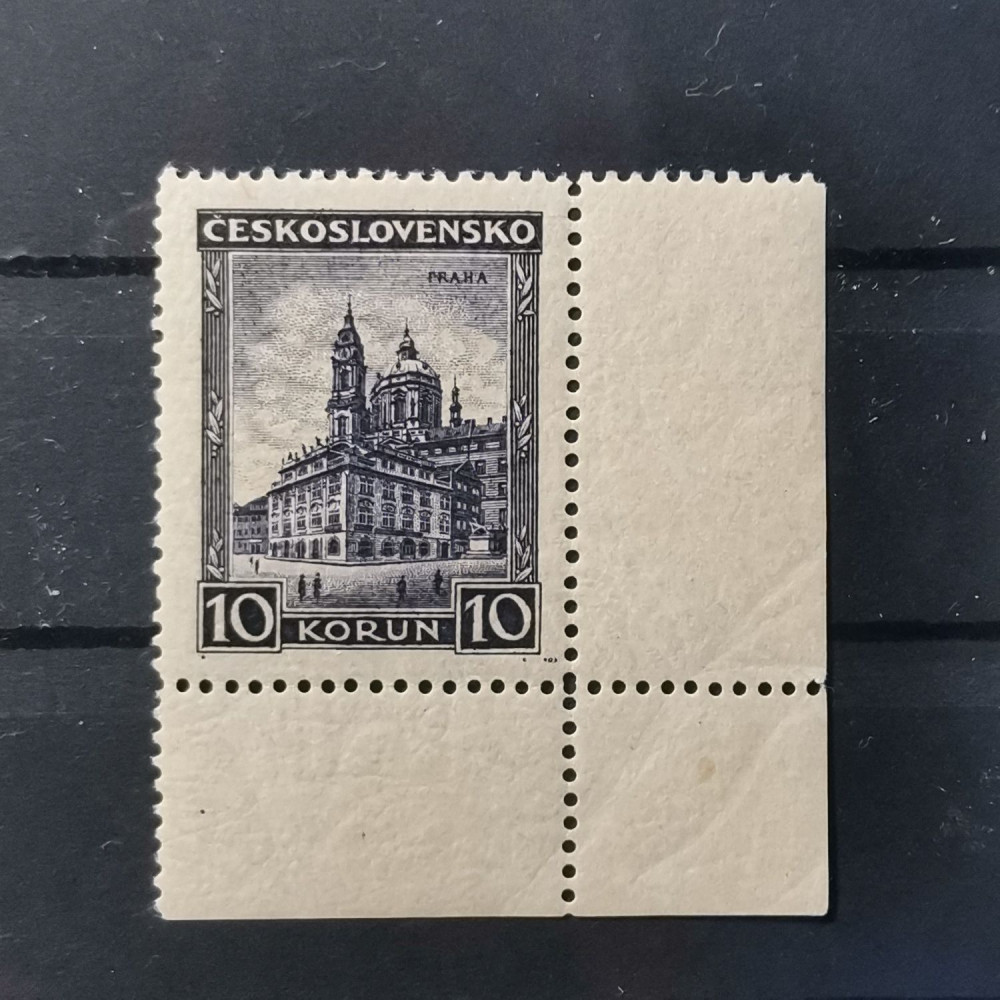 Známka ČSR, 10 Kč, Pof.257* 
