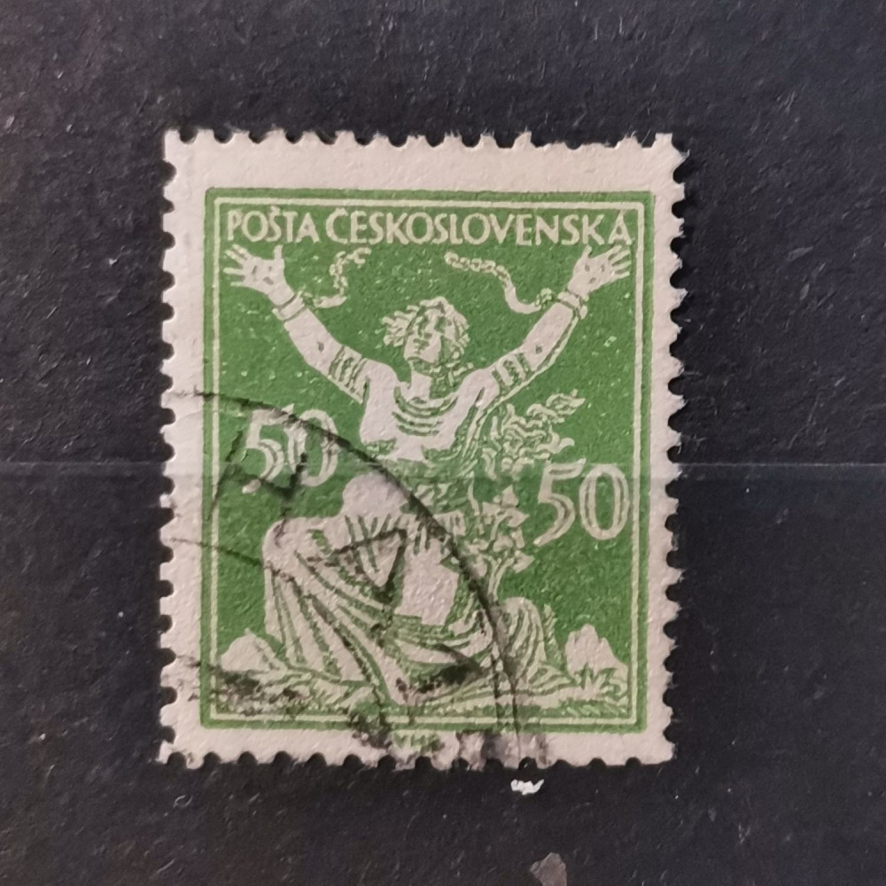 Známka ČSR, 50h, Pof.156#, DV vajíčko 