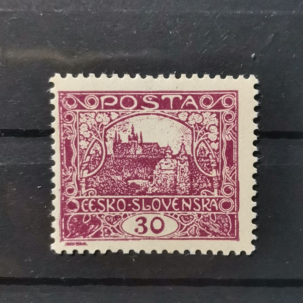 Stamp Czechoslovakia, Mi., MH* , perforation: B