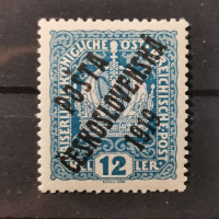 Stamp Czechoslovakia PČ 1919 , 12h, Mi.44, MH* 