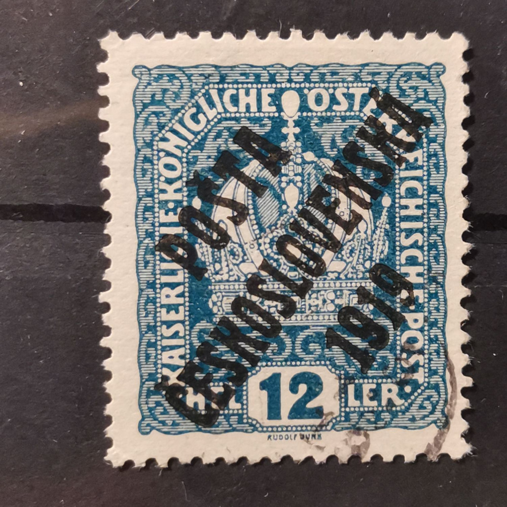 Sello Checoslovaquia PČ 1919 , 12h, Mi.44, usado# 