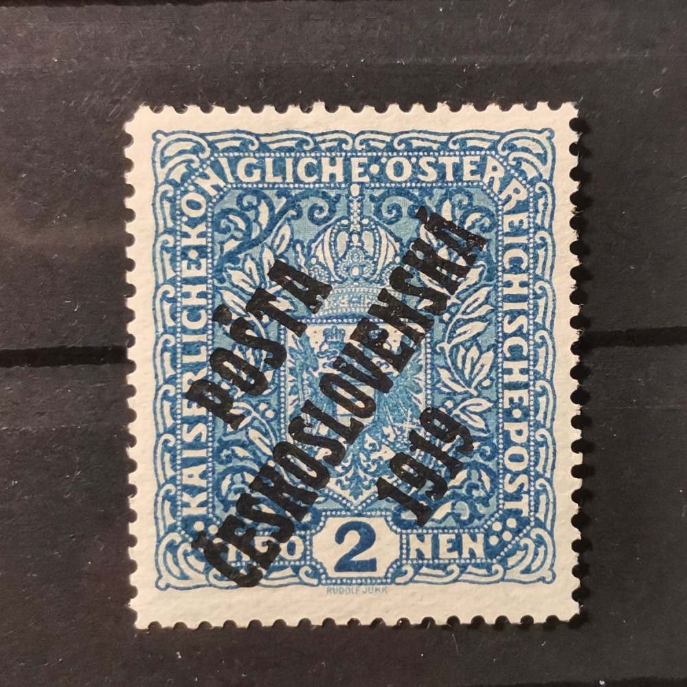 Briefmarke Tschechoslowakie PČ 1919 , 2K, Mi.55** 
