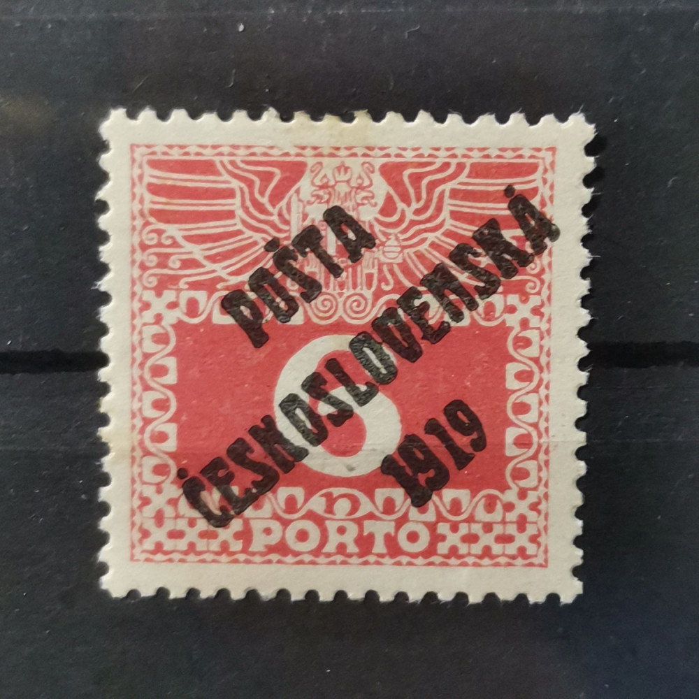 Sello Checoslovaquia PČ 1919 , 6h, Mi.76, MNH** 