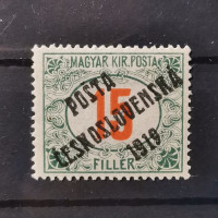 Briefmarke Tschechoslowakie PČ 1919 , 15f, Mi.156* 