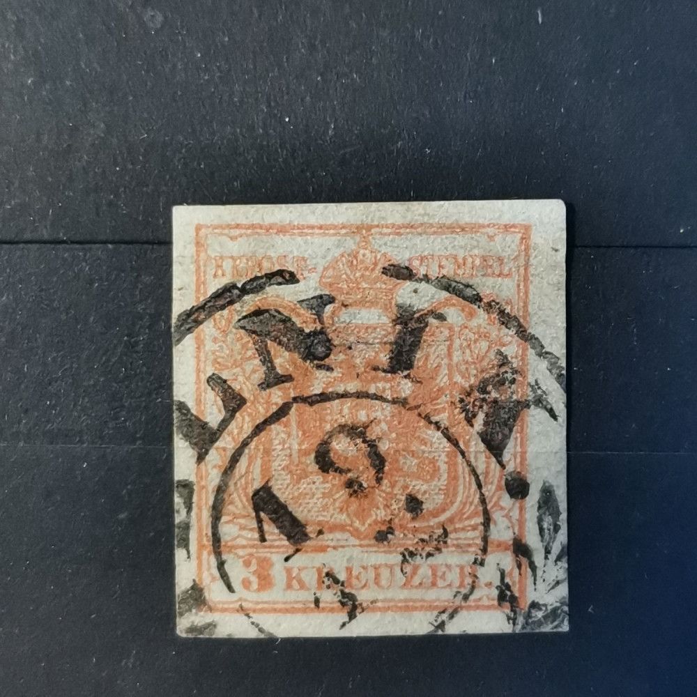 Selo Áustria, 3Kr, Mi.3X, usado# 