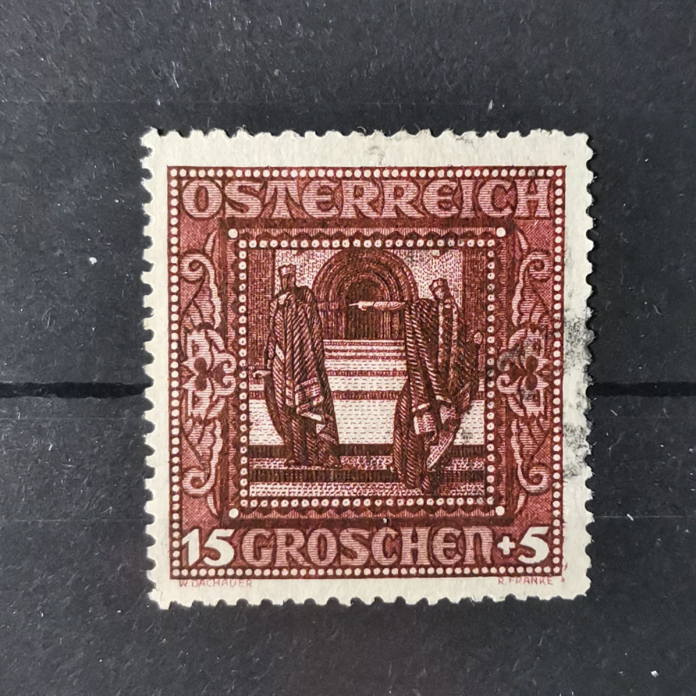 Sello Austria, 15+5 G, Mi.490I, usado# 