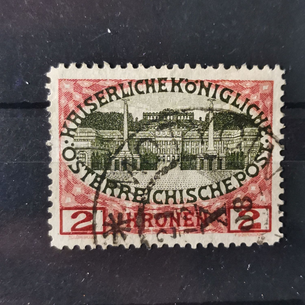 Sello Austria, 2Kr, Mi.154, usado# 