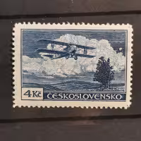 Sello Checoslovaquia, 4 Kč, Mi.307, MH* 