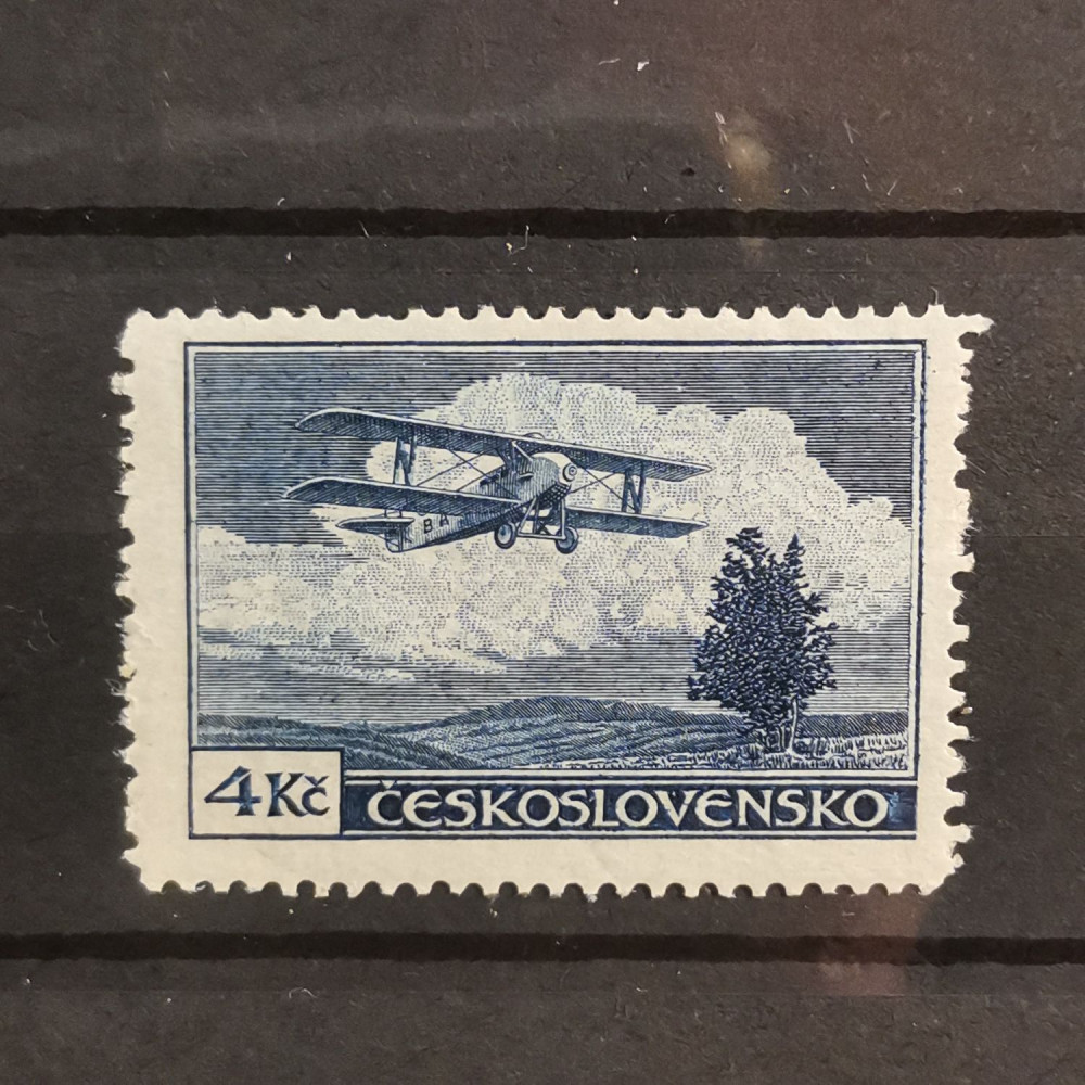Sello Checoslovaquia, 4 Kč, Mi.307, MH* 
