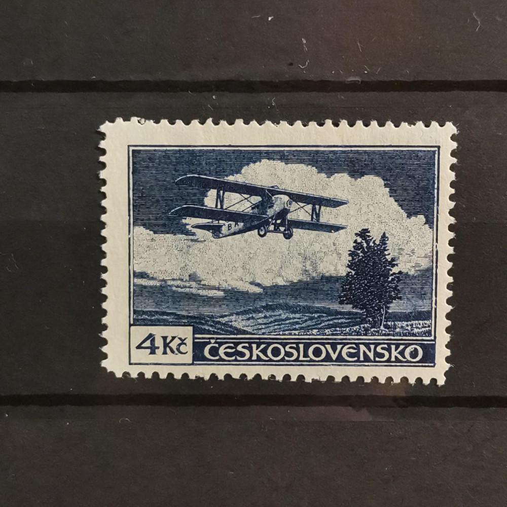 Sello Checoslovaquia, 4 Kč, Mi.307, MH* 