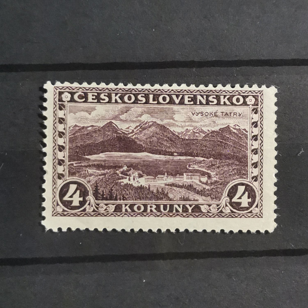Briefmarke Tschechoslowakie, 4 Kč, Mi.255* 
