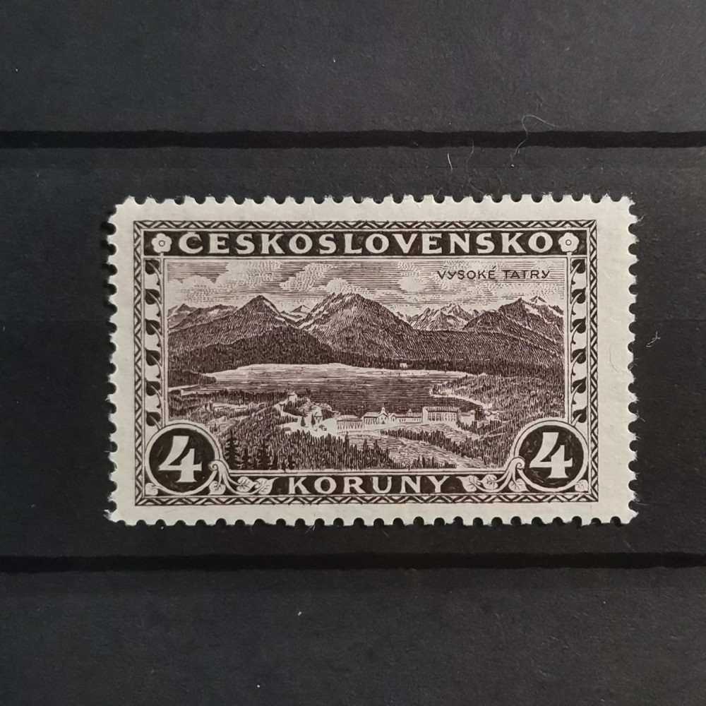 Sello Checoslovaquia, 4 Kč, Mi.255, MH* 