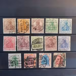 Série Německo, Reich, 5Pfg.-30Pfg., Mi.140-153-153-153# 