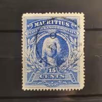 Sello Mauricio, Sg.136, usado# 