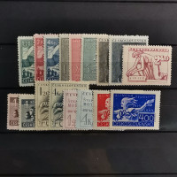 Ročník 1947 - základní sestava známek - ČSR lot-7278, **