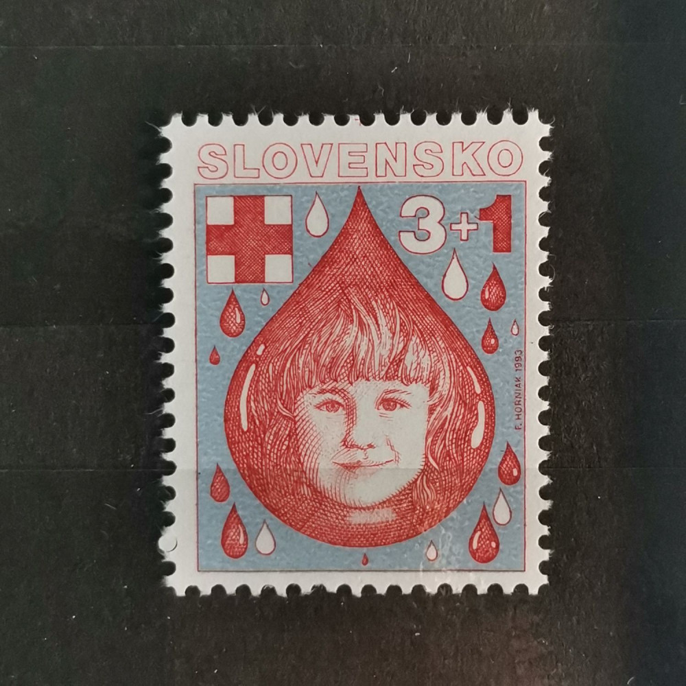 Briefmarke Slovensko, 3 + 1 Sk, Pof.21** 