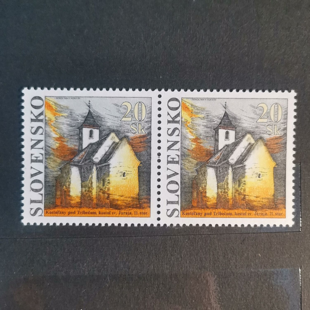 Dvojpáska Slovensko, 20 Sk, Pof.44** 