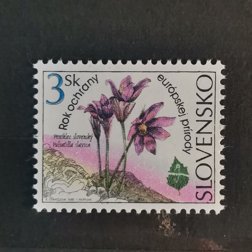 Známka Slovensko, 3 Sk, Pof.57**  Známka Slovensko, 3 Sk, Pof.57**