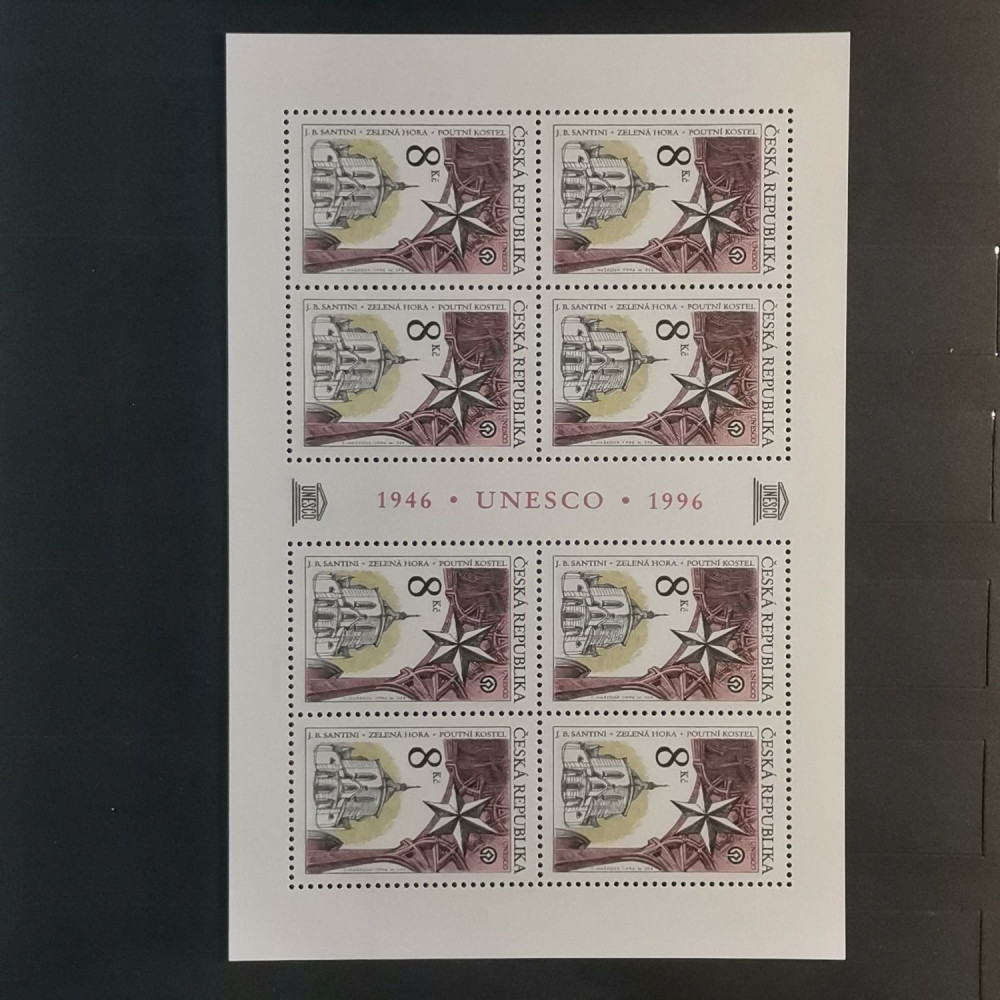 Block Tschechische Republik, 8x8 Kč, Mi.** 