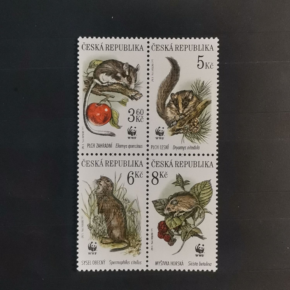 Stamps Czech republic, 3+5+6+8 Kč, Mi., MNH** 