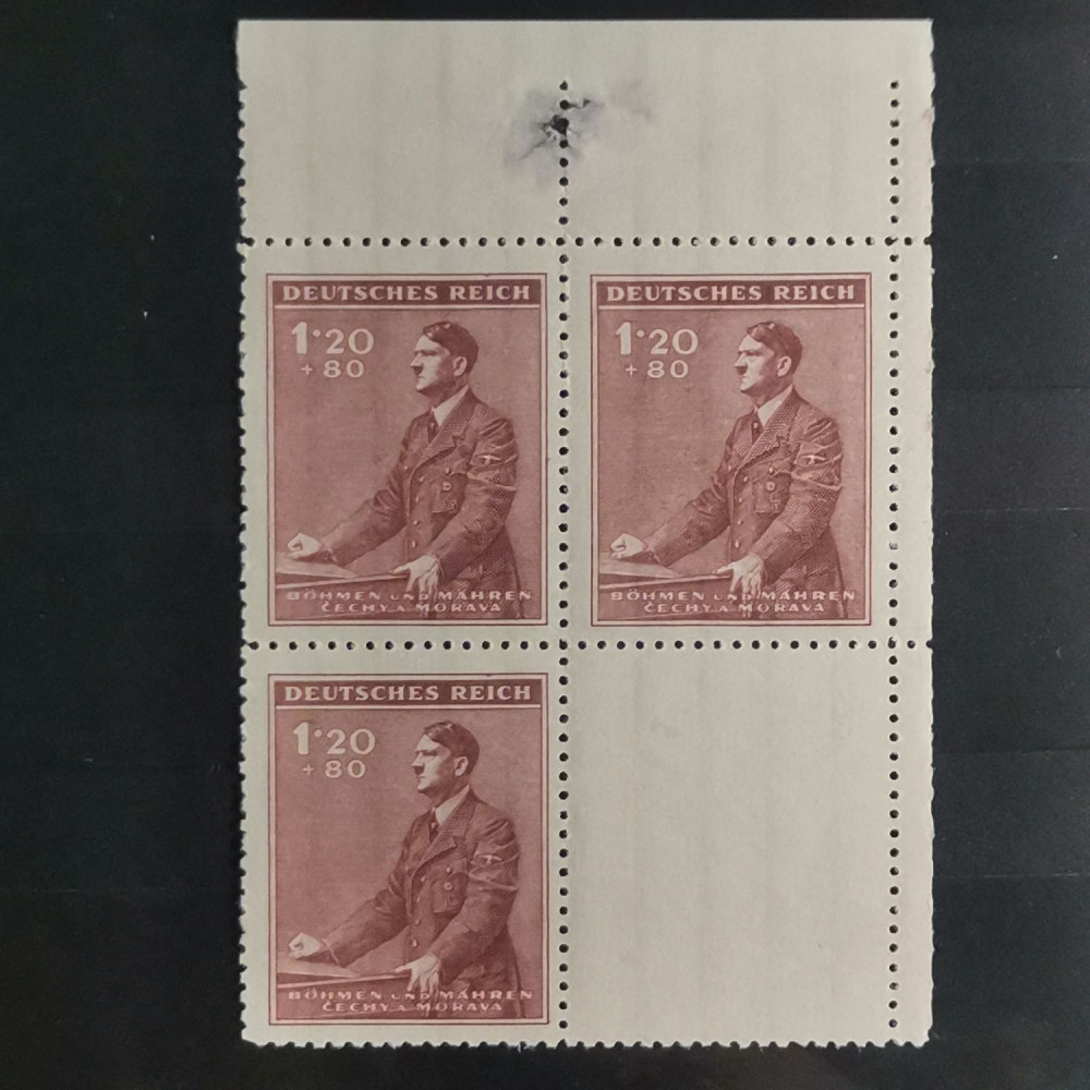 Block Böhmen und Mähren Protektorat, 1.20 + 0.8K, Mi.87* 