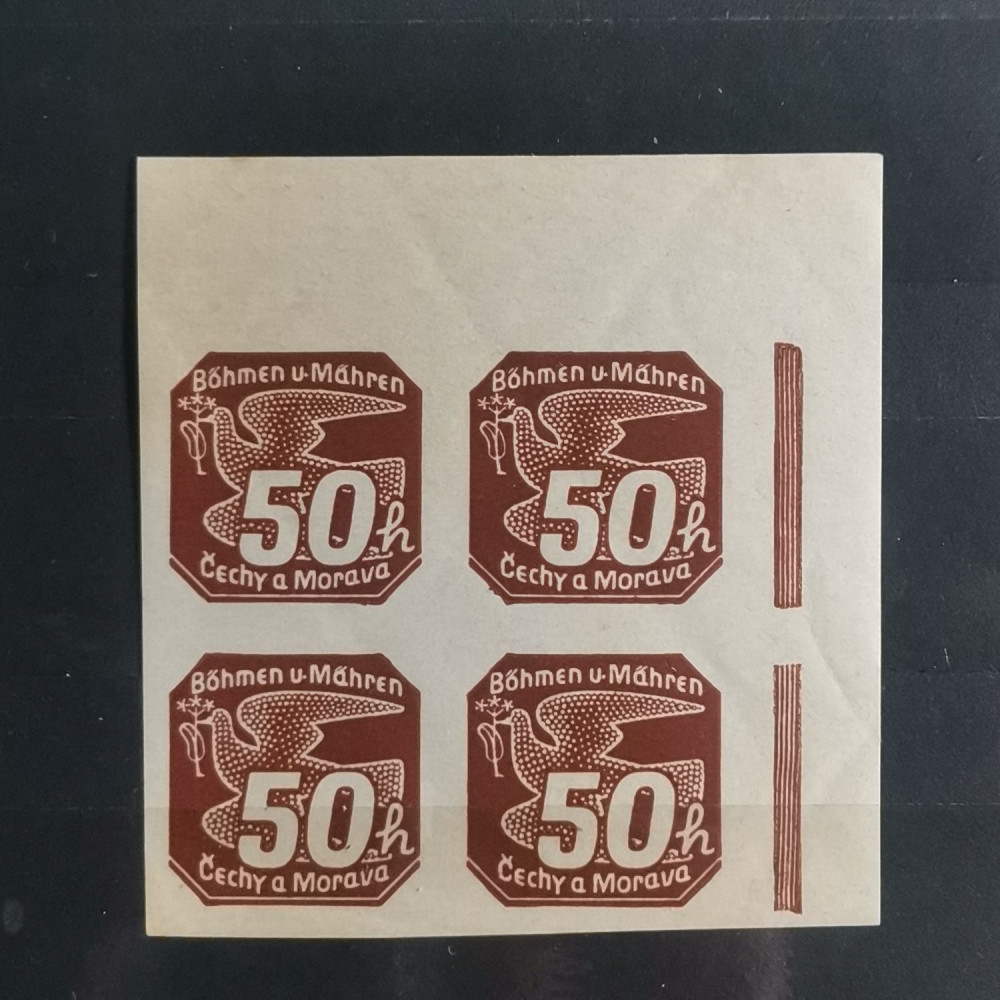 Block Böhmen und Mähren Protektorat, 50H, Mi.49** 