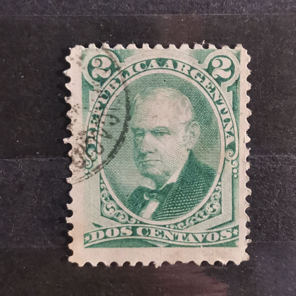 Briefmarke Argentinien, 2c, Mi.30# 