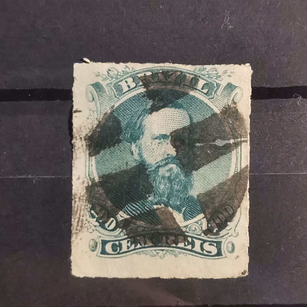Stamp Brazil, 100R, Mi.34, used# 