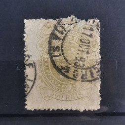 Stamp Brazil, 500R, Mi.91a, used# 