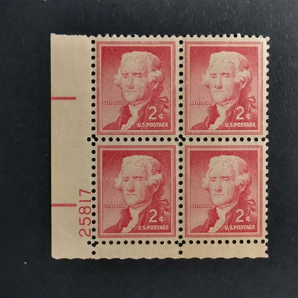 Rohový čtyřblok USA, 2c, Sc.1033* 