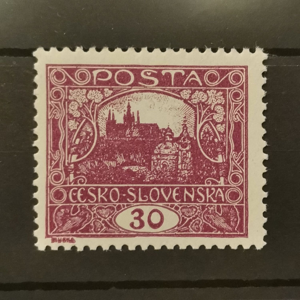 Známka ČSR, Pof.13B* 