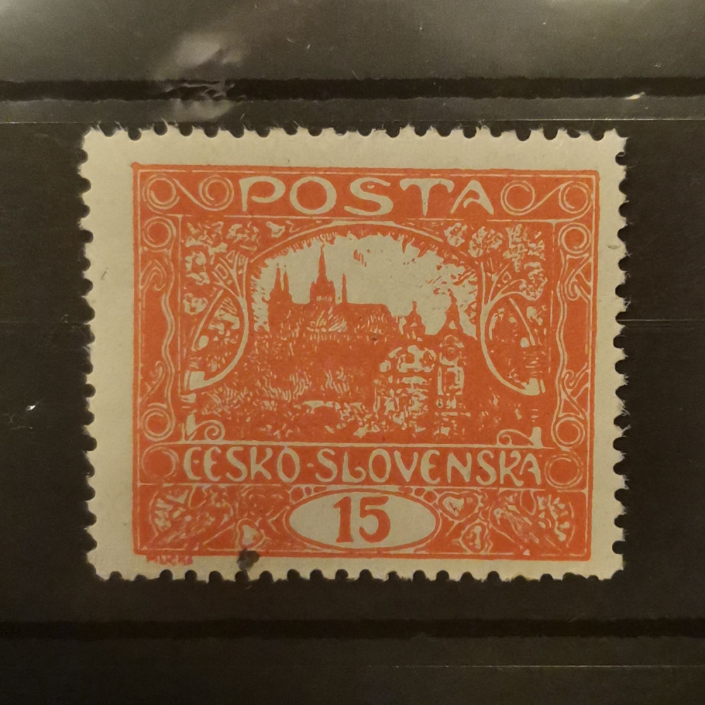 Briefmarke Tschechoslowakie, 15h, Mi.26C** 