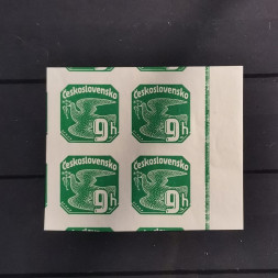 Čtyřblok ČSR, 9h, Pof.NV17** 