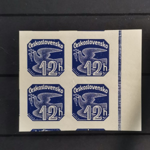 Block of four Czechoslovakia, 12h, Mi.369, MNH** 