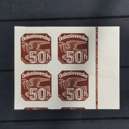 Čtyřblok ČSR, 50h, Pof.NV21** 