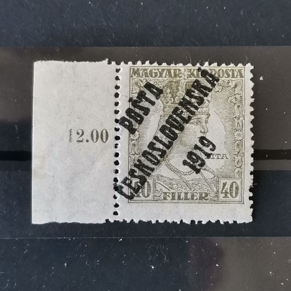 Briefmarke Tschechoslowakie PČ 1919 , 40f, Mi.141** 